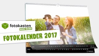 Fotokalender gestalten für 2017  online bei fotokastende [upl. by Lidda271]