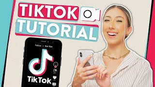 THE ULTIMATE TIKTOK TUTORIAL FOR BEGINNERS  How to film edit and set up your account for success [upl. by Acirrej934]