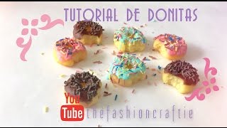 DIY donas faciles en porcelana fria [upl. by Attirb956]