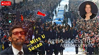 Susan Wojcicki Last Funeral 💔 [upl. by Marra]