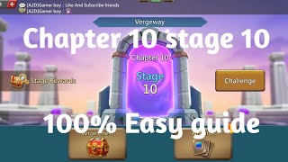 Lords mobile Vergeway Chapter 10 stage 10 [upl. by Omor]