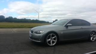 BMW 335D E92 400hp JS PERFORMANCE VS 335D Stage 2 Clastres 22092013 [upl. by Alleusnoc]