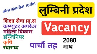 Lumbini pradesh loksewa vacancy 2080  lumbini pradesh loksewa aayog 2080  gk iq loksewa plus [upl. by Lavotsirc396]