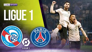 Strasbourg vs PSG  LIGUE 1 HIGHLIGHTS  020224  beIN SPORTS USA [upl. by Oicnedif]