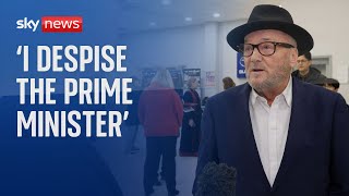 George Galloway I despise the prime minister [upl. by Adnohral]