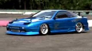 YOKOMO 110 scale electric powered Nissan 180sx drift [upl. by Goodkin]