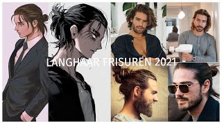 Die besten Frisuren bei langen Haaren für Jungs 2021  Langhaarfrisuren für Männer 2021  Joel Ksn [upl. by Valle668]