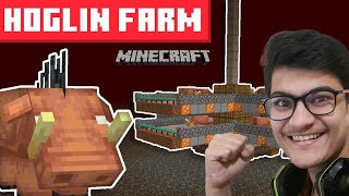 I MADE A BIG HOGLIN FARM IN MY SURVIVAL WORLD  FLOWXVERSE minecraft youtube [upl. by Pimbley]