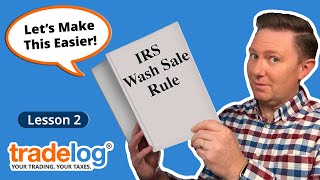 The IRS Wash Sale Rule  Understanding Trader Taxes  Lesson 2 [upl. by Almond]