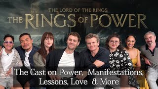 Rings of Power cast on manifestation expectations bonding lessons and what gives them Power [upl. by Akinar]