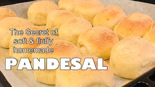 HOW TO MAKE SOFT amp FLUFFY HOMEMADE PANDESAL [upl. by Trant]