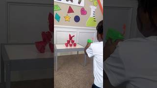 Firefighter training firefighter toddlerplay watergun toddlers [upl. by Reldnahc]