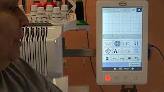 Importing Designs On Multi Needle BabyLock Embroidery Machine [upl. by Popele]