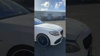 Mercedes C63 S with AlloyGator Wheel Rim Protectors [upl. by At]