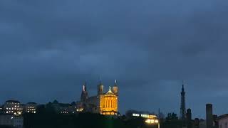 Notre Dame de Fourviere Lyon 8 décembre 2023 Fête des Lumières [upl. by Filahk348]