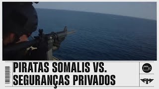 06 VÍDEOS DE COMBATE PIRATAS SOMALIS TENTAM INVADIR NAVIO MERCANTE COM SEGURANÇAS ARMADOS [upl. by Helbonnah]