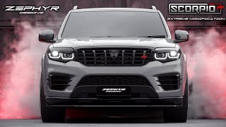 Mahindra Scorpio N 2022 Zephyr R EXTREME MODIFICATION Concept With V8 Hemi Engine  4K [upl. by Anauqahc727]