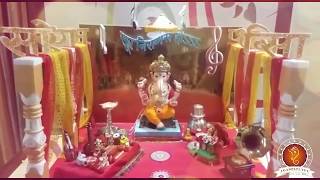 Swati Barad Home Ganpati Decoration Video amp Ideas  wwwganpatitv [upl. by Otho]