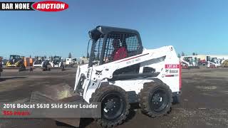 2016 Bobcat S630 Skid Steer Loader [upl. by Afrika311]