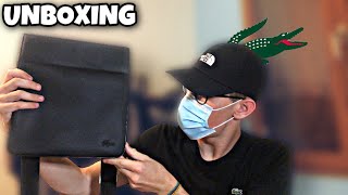 UNBOXING D’UNE SACOCHE LACOSTE [upl. by Aiyt637]