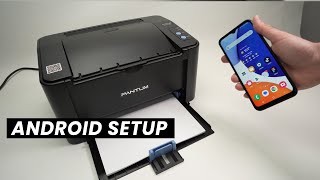 Setup Pantum P2500W amp P2502W Printer With Your Android Phone [upl. by Ahsillek]