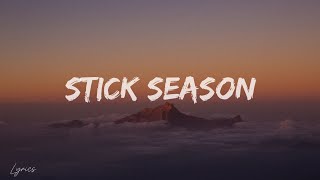 Noah Kahan  Stick Season Lyric Video [upl. by Michell]