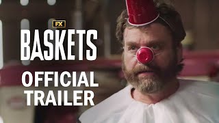 Baskets  Official Series Trailer  Zach Galifianakis Martha Kelly Louie Anderson  FX [upl. by Granthem]