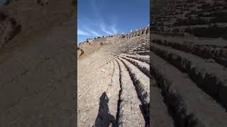 Wow huge Antique Theatre of Pergamon İzmir 🇹🇷 Shorts [upl. by Waldner253]