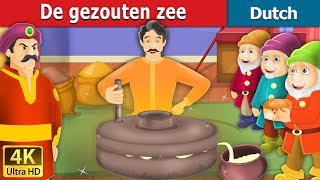 De gezouten zee  Salty Sea in Dutch  4K UHD  Dutch Fairy Tales [upl. by Nidnarb]