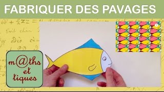 Pour Pâques  Construire des pavages à laide dune enveloppe lapin et poisson [upl. by Quinta198]