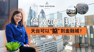 The Haydon 倫敦Zone1  金融城  無敵靚景  超近地鐵  示範單位  現樓  Walk and Talk with Olivia [upl. by Schnorr]