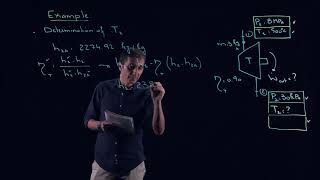 ENGR251 Example Isentropic efficiencies [upl. by Rossy]