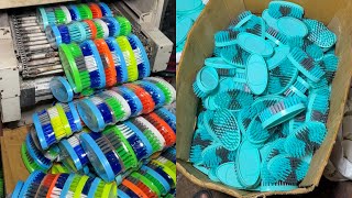 Different types of plastic brush making for your household [upl. by Anem]