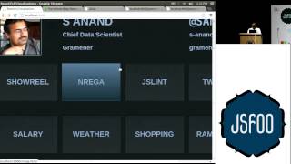Anand S  Beautiful visualizations with d3js [upl. by Innus]