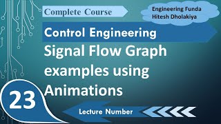 Signal Flow Graphs and Masons Gain Formula Animated Examples Explained [upl. by Berns219]