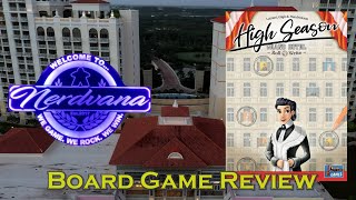 High Season Grand Hotel Roll amp Write Board Game Review [upl. by Enneillij]