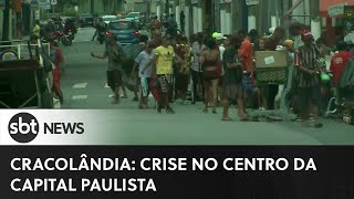 Governo de SP reinaugura centro de enfrentamento à crise na Cracolândia  SBTNewsnaTV 120423 [upl. by Rawlinson]