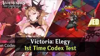 Alchemy Stars First Time using Victoria Elegy in Codex [upl. by Kcirde]