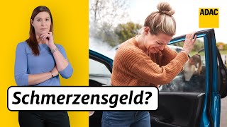 Unfall Steht mir immer Schmerzensgeld zu Wie viel ist es  ADAC  Recht Logisch [upl. by Gretchen]