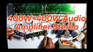 Why Amplifier Assembly Using Mosfet 5200 and 1943 Transistor Ic Explain Tamil  M42 TECH [upl. by Aronid]