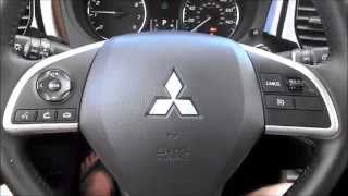 2015 Mitsubishi Outlander interior review [upl. by Ibbed]