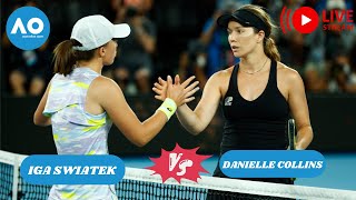 WTA LIVE IGA SWIATEK VS DANIELLE COLLINS AUSTRALIAN OPEN 2024 TENNIS PREVIEW STREAM [upl. by Sharia]