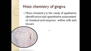 histochemistry and oxygen consumption of gingiva in English [upl. by Elton]