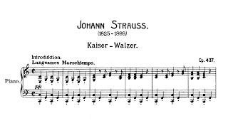 Johann Strauss  Kaiser Walzer Op 437 [upl. by Airyk]