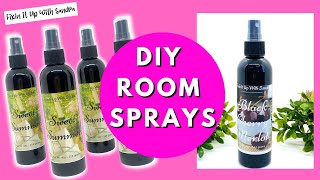 How To Make Room amp Linen Sprays With ONLY 4 Ingredients  Perfect For Any Space [upl. by Lissner]