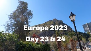 2023 Europe  Day 23 amp 24  Monemvasia Greece  Moxy Hotel by Marriott [upl. by Ahseia803]