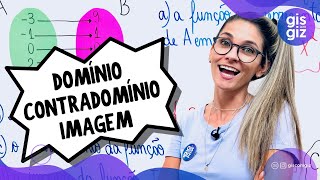 DOMÍNIO CONTRADOMÍNIO e IMAGEM DA FUNÇÃO \Prof Gis  AULA 8 [upl. by Ita]