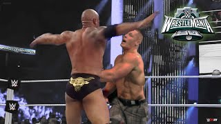 FULL MATCH  John Cena vs The Rock  WrestleMania 40  2024 [upl. by Blackmun]