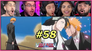 BLEACH EP58  BANKAI TENSA ZANGETSU  Reaction Mashup [upl. by Southworth]