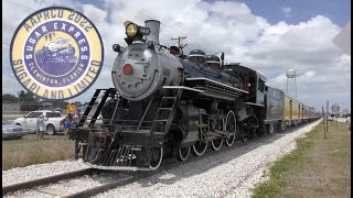 FULL 4K CHASE Of US Sugar Steam Engine 148 On The 2022 AAPRCO Sugarland Limited Through Florida [upl. by Roxane]